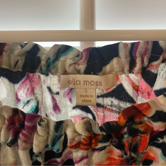 Ella Moss Tahiti Garden Off-The-Shoulder Dress, Small - Picture 10 of 10